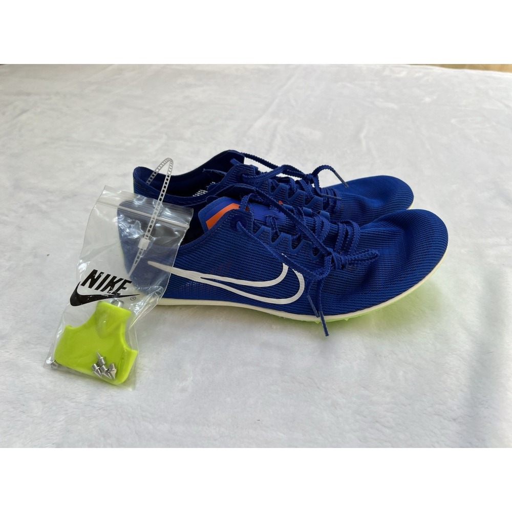 New No Box Nike Mamba V6 Unisex Size 10 Sprint/Distance Track Spike‎ Blue Orange
